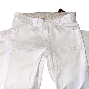 NWT $255 White Flare leg Raven Pamela Robbins Jeans 29